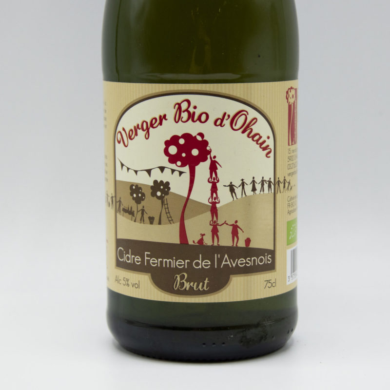 Cidre Brut Bio, 5%, »Vergers d’Ohain » 75cl