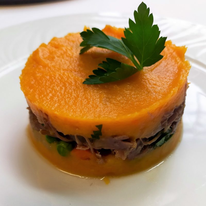 Parmentier de canard à la patate douce (la part)