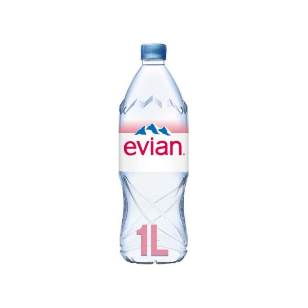 Eau plate Evian 1L