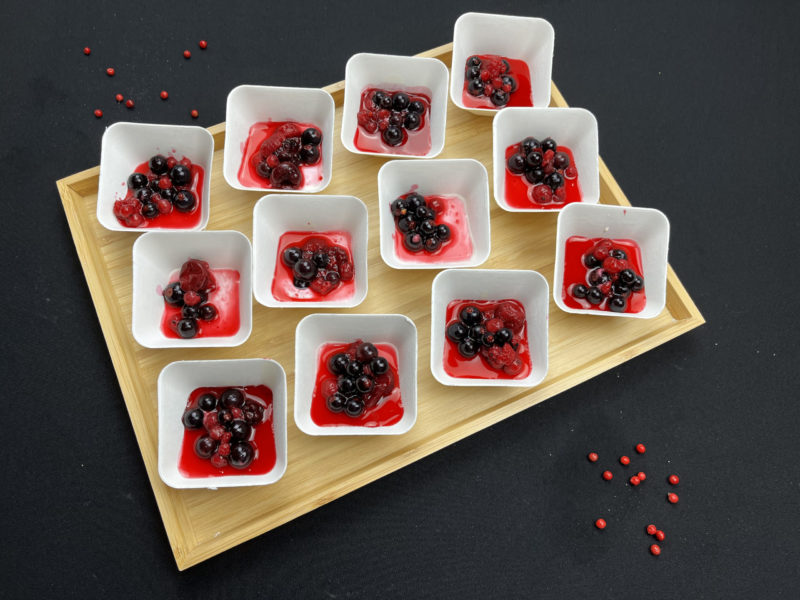 panacotta fruits rouges