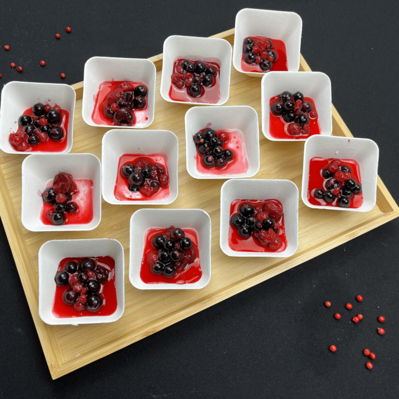 panacotta fruits rouges