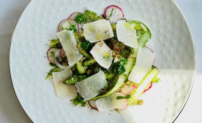 Salade d’asperges vertes (la part)