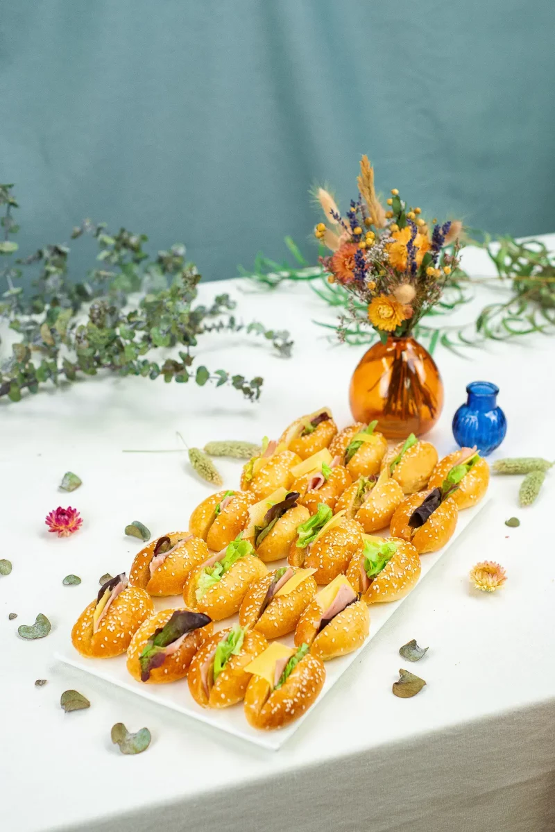 Plateau de 20 navettes jambon / fromage