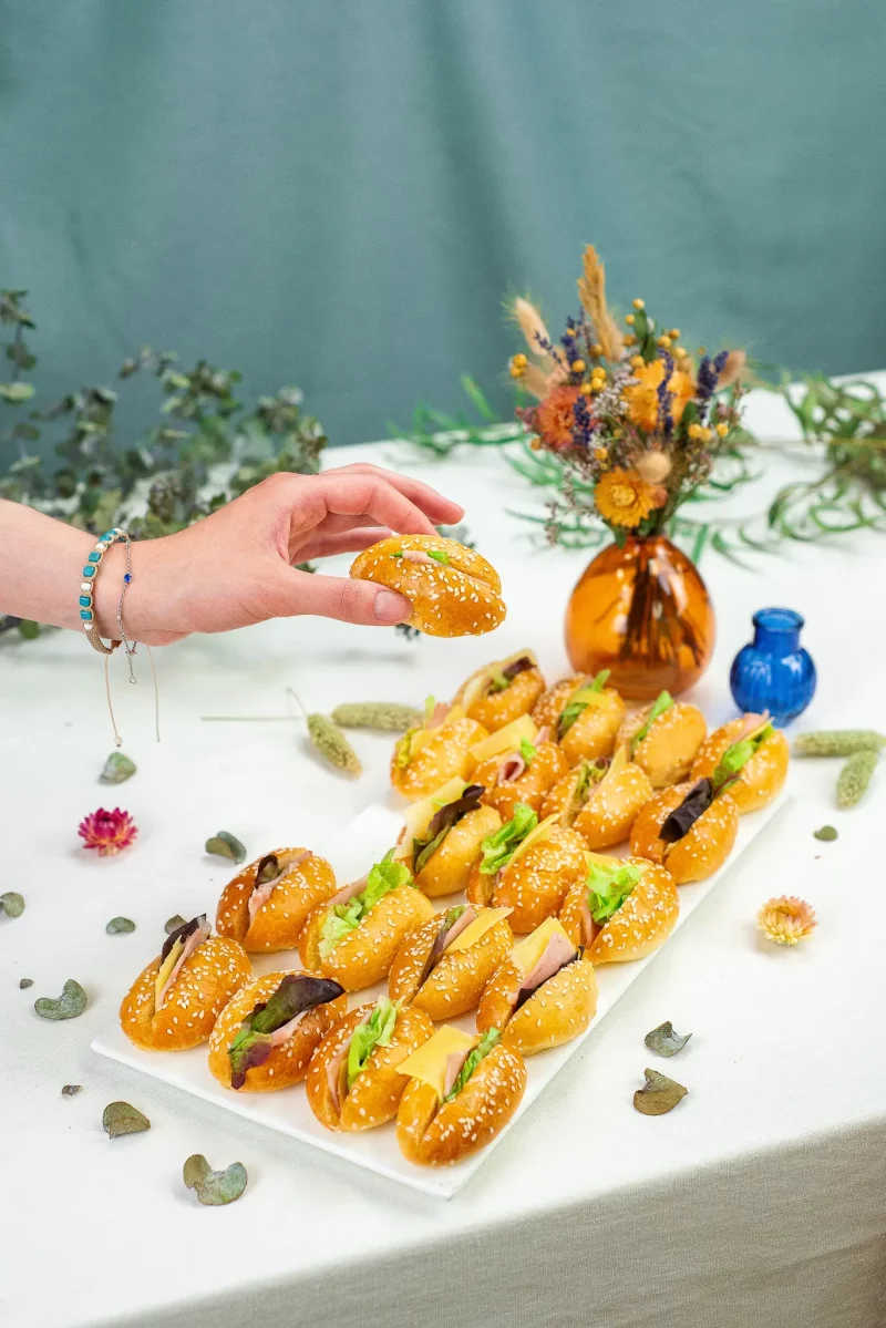 Plateau de 20 navettes jambon / fromage – Image 2