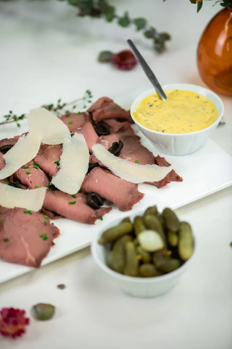 Carpaccio de rôti de bœuf à partager – Image 2