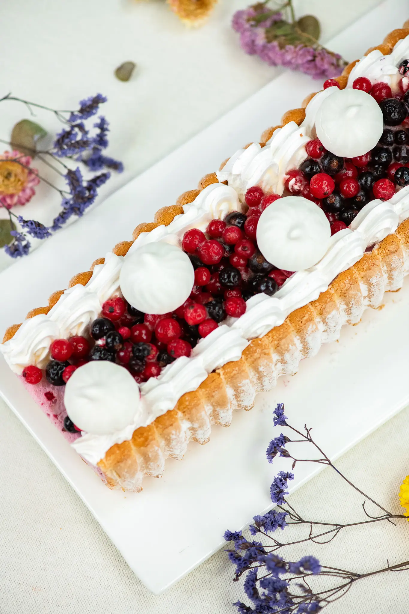 gateau fruits rouges