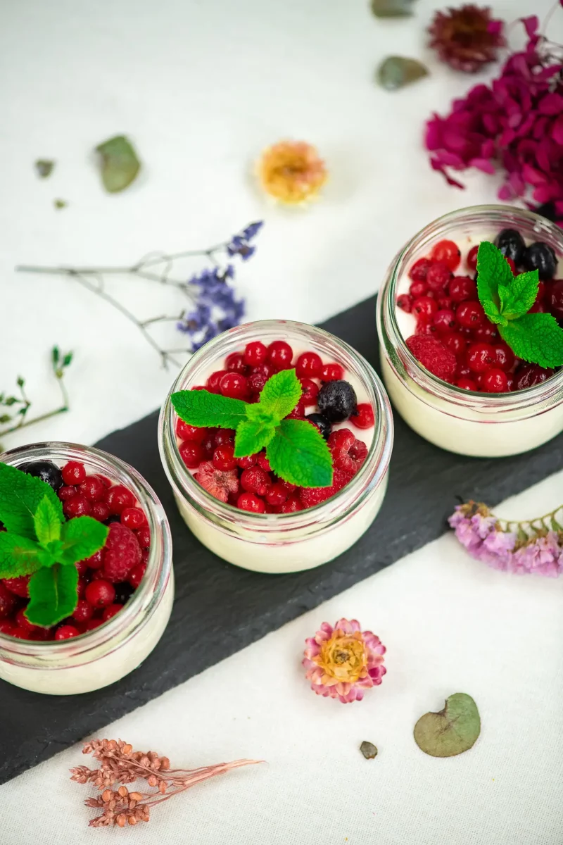 Panna cotta aux fruits rouges – Image 3