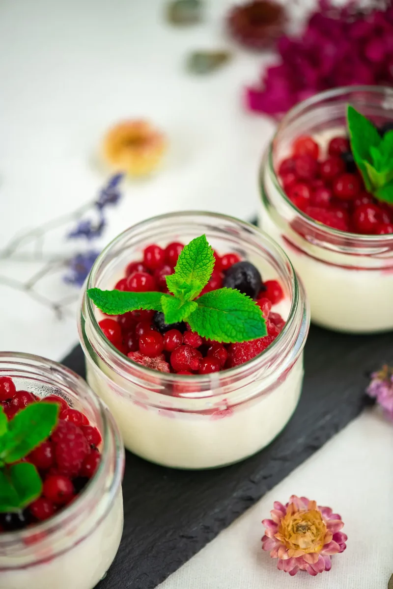 Panna cotta aux fruits rouges – Image 2