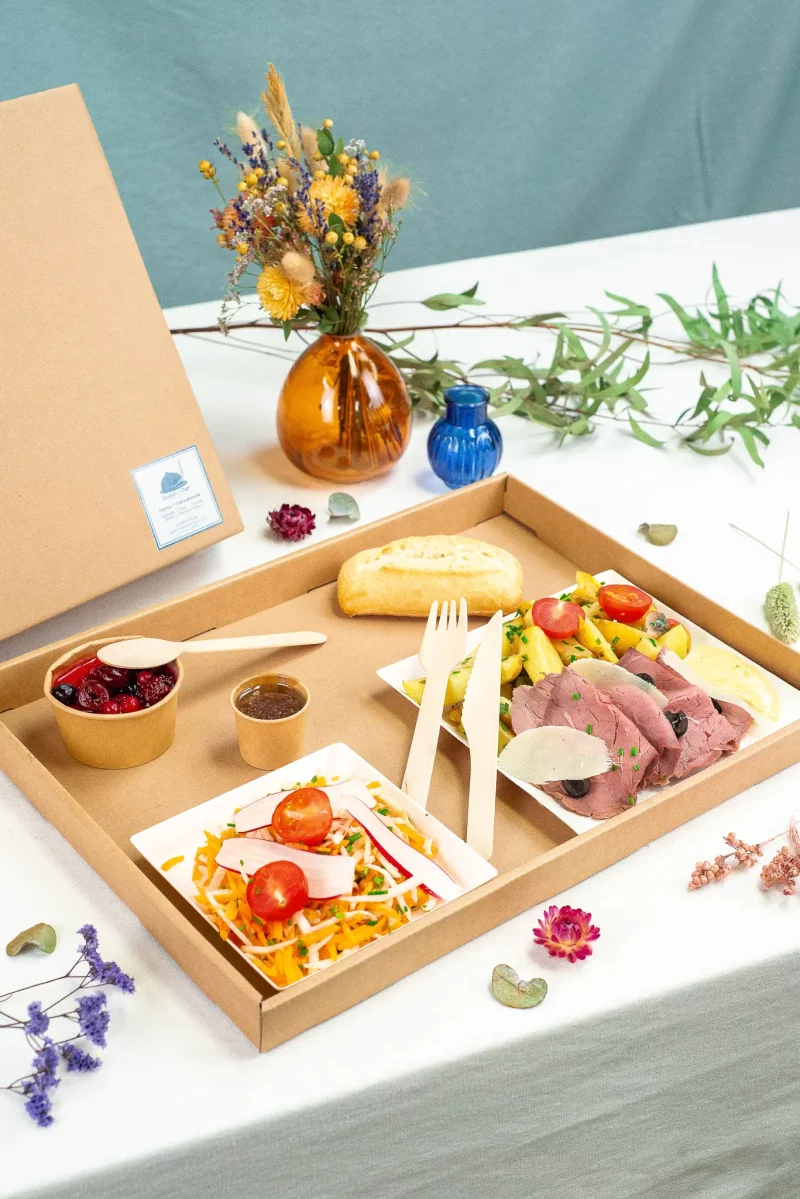 Coffret plateaux-repas poulet