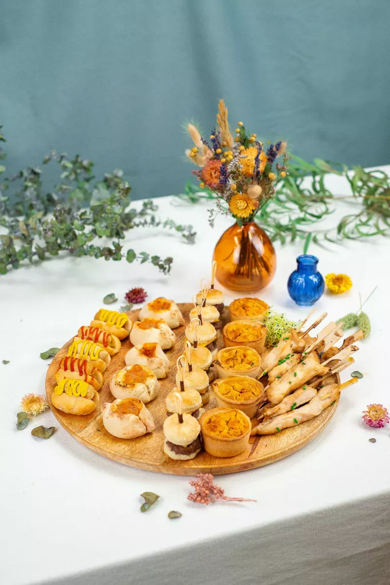 Nos pièces cocktails (froides, chaudes, salées et sucrées)