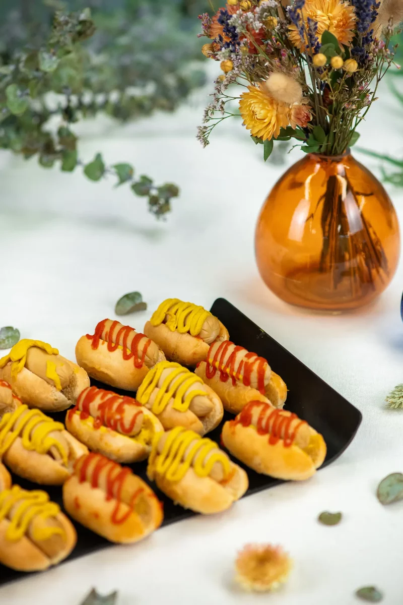 Plateau de 20 hot dog ketchup / moutarde (chaud) – Image 2