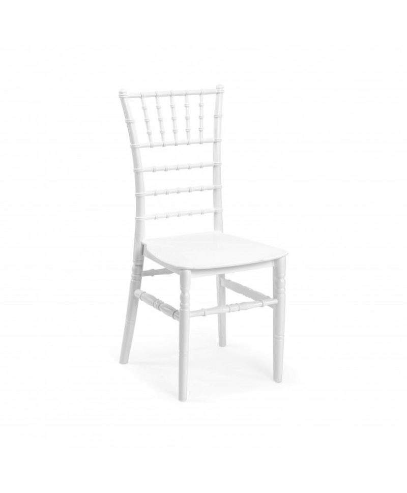 Chaise charivari blanche