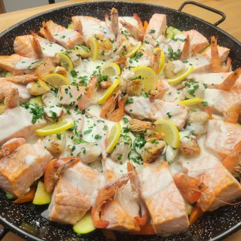 Poêlon à partager blanquette de saumon